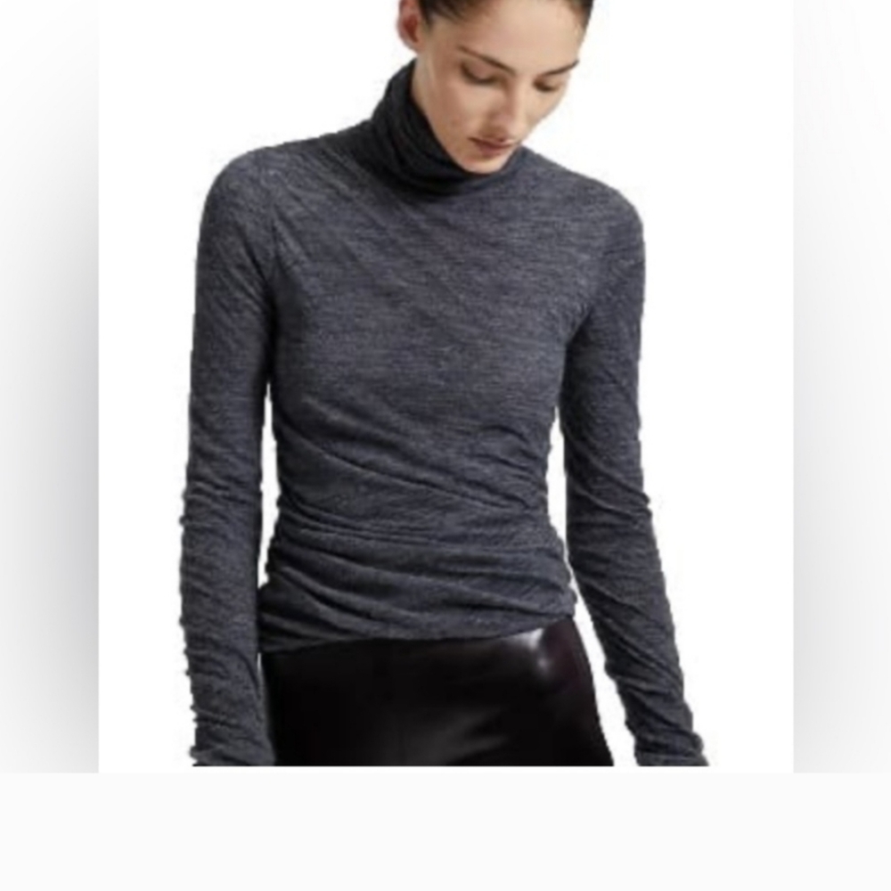 Theory Twisted Turtleneck Sweater
